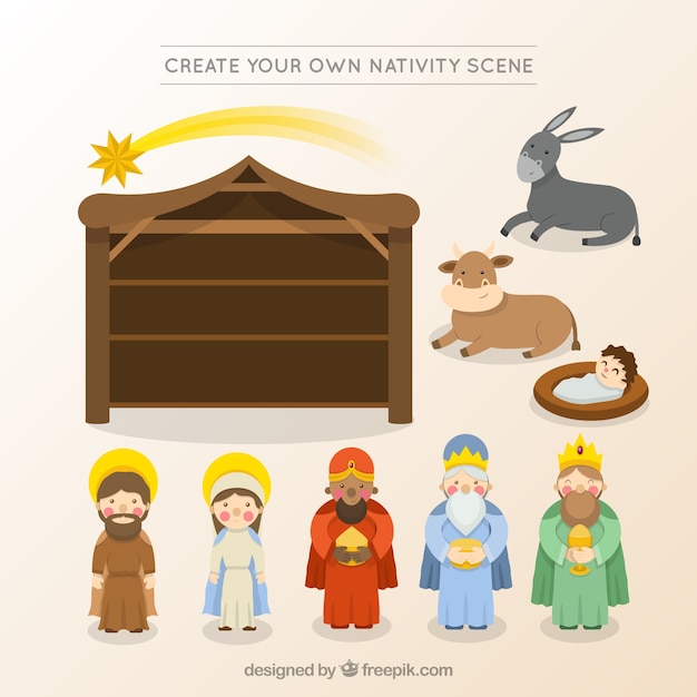 Create your own nativity scene