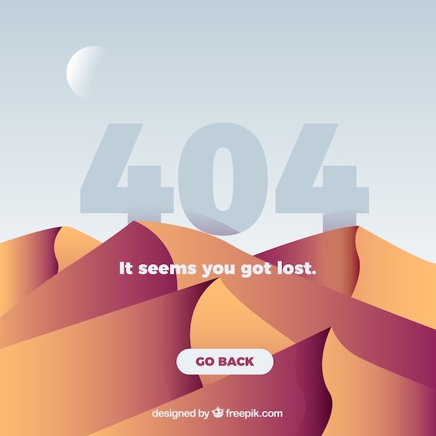 Creative 404 error design