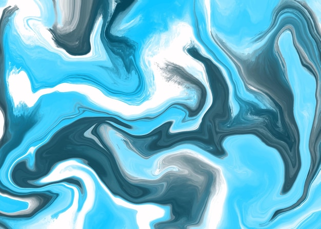 Free vector creative abstract fluid art with liquid marble effect