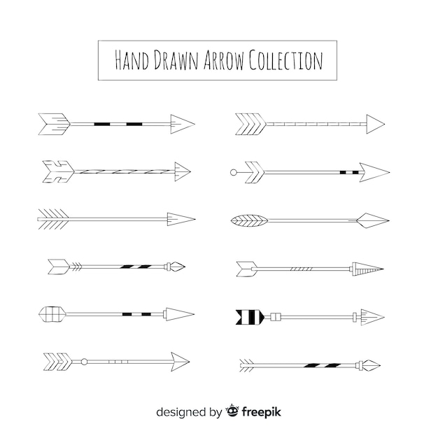 Free vector creative arrow collection