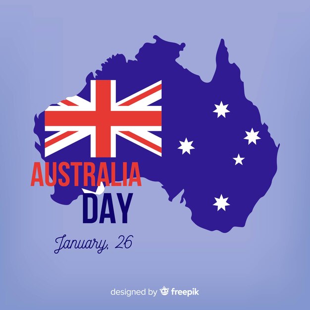 Creative australia day background