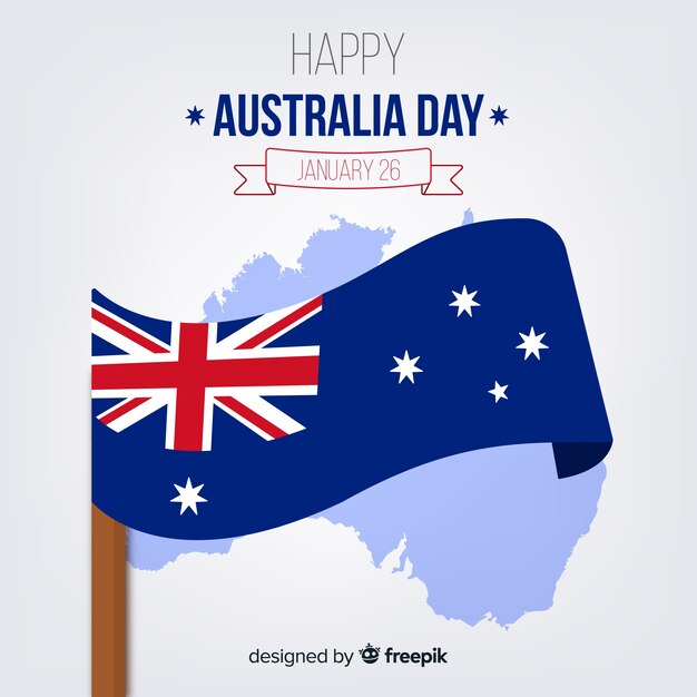 Creative australia day background