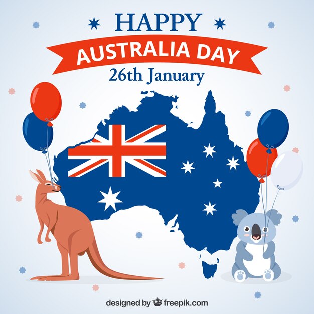 Creative australia day design