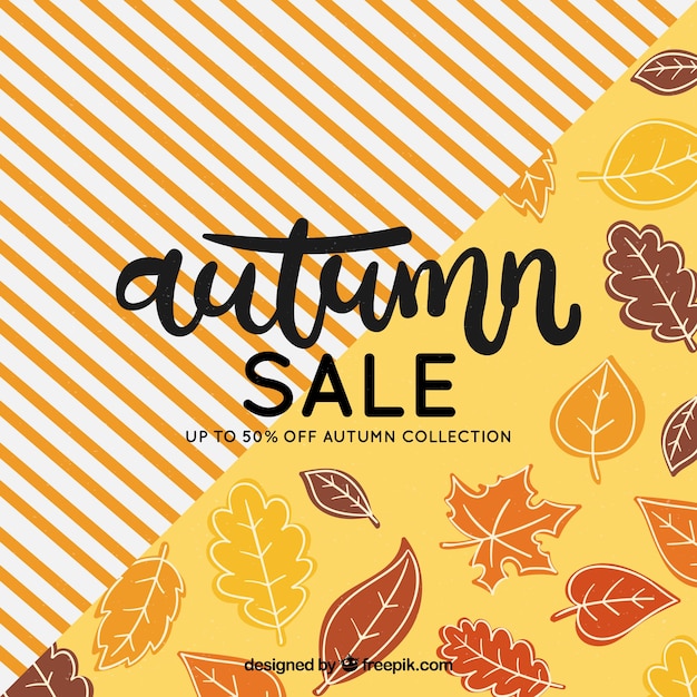 Creative autumn background