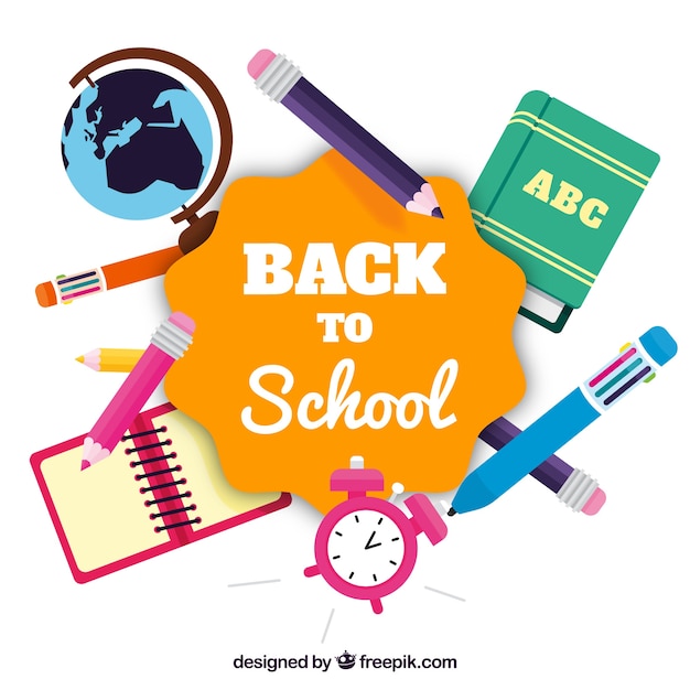 Free vector creative back to school background