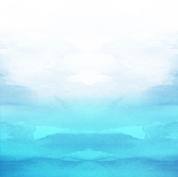 Creative blue watercolor background