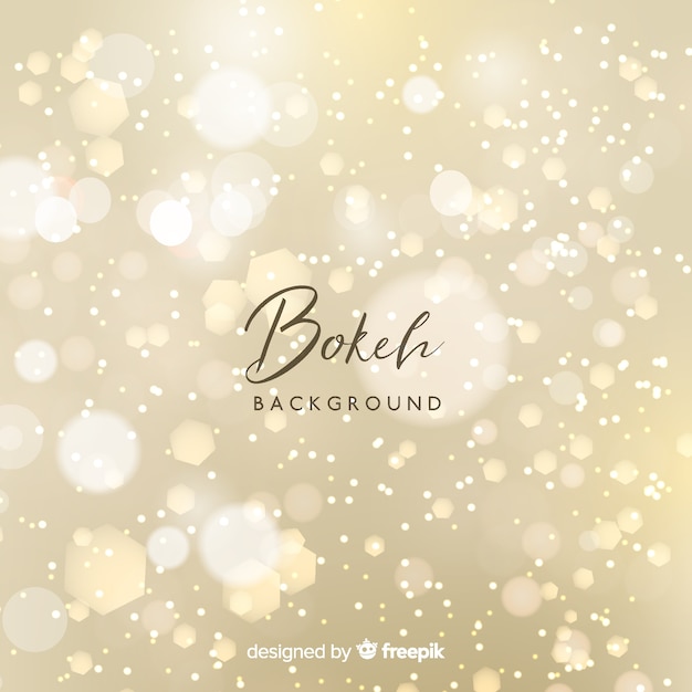 Creative blurred bokeh background design