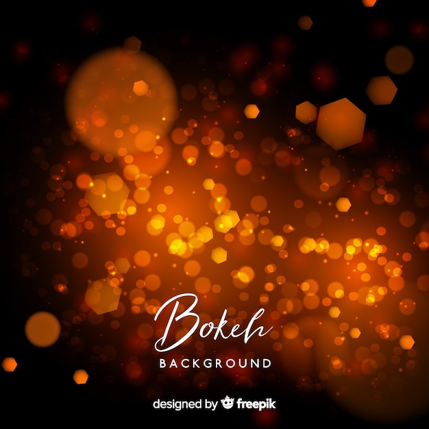 Creative bokeh background design