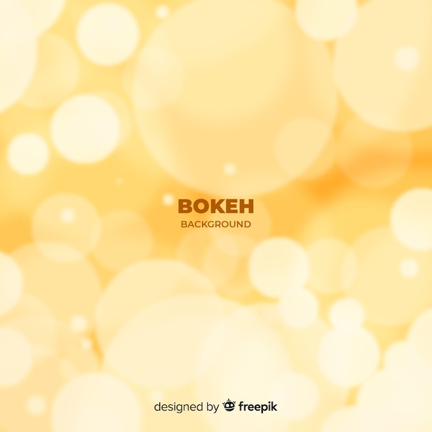 Free vector creative bokeh background design