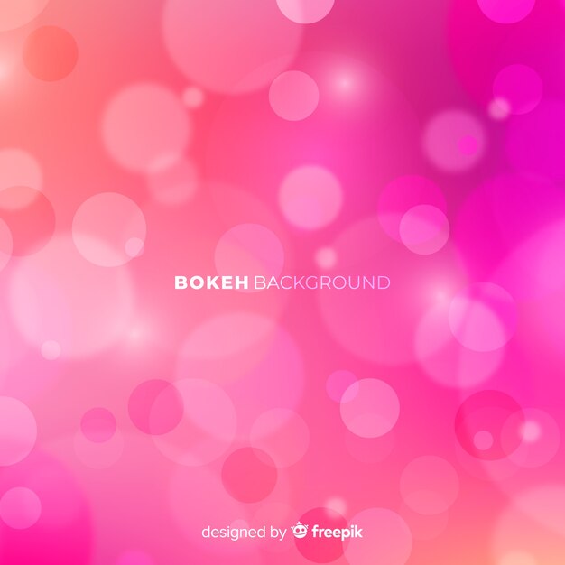 Creative bokeh background