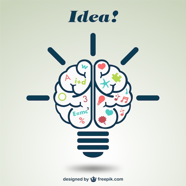 Creative brain illustration