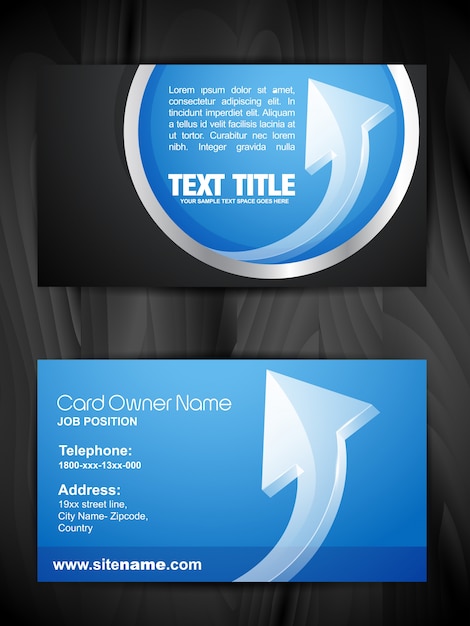 Free Creative Business Card Template Vector – Download for Free