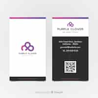 Free vector creative business card template