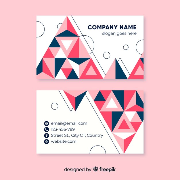 Creative business card template