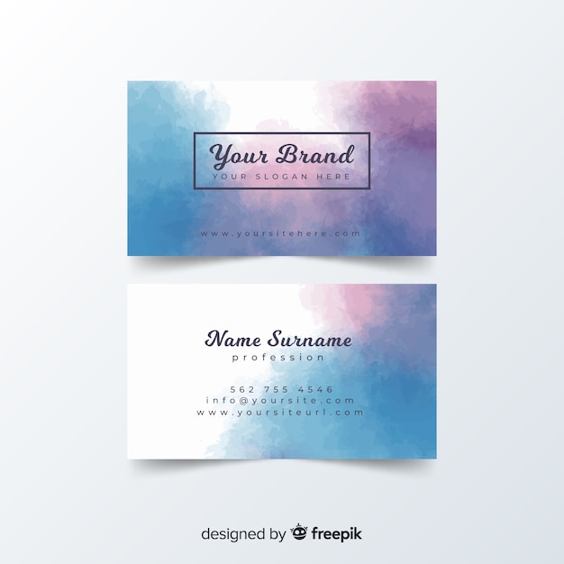 Creative business card template