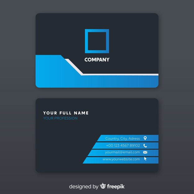 Creative business card template