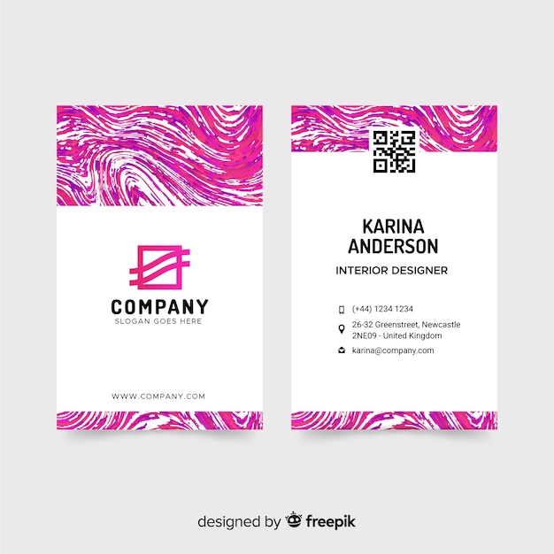 Creative business card template