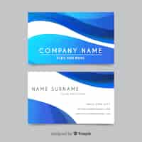 Free vector creative business card template