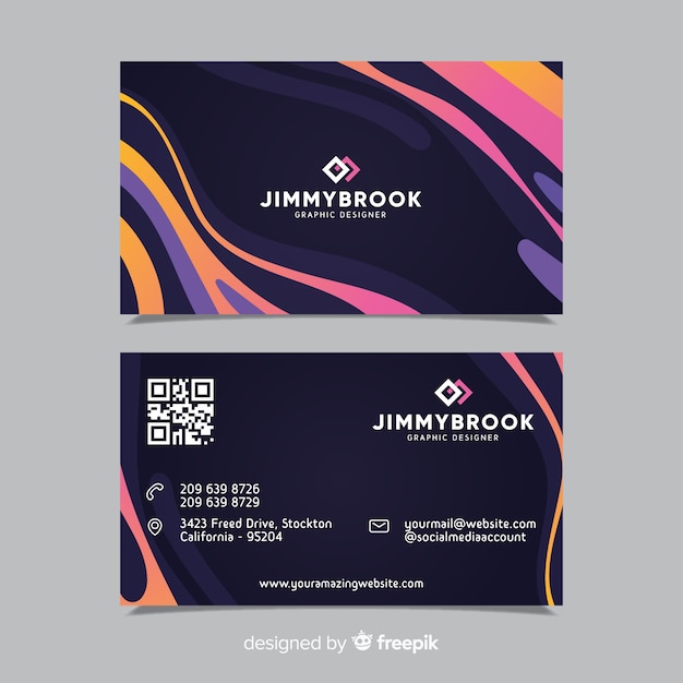 Creative business card template