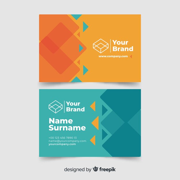 Creative business card template