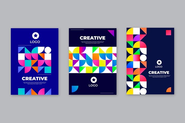 Creative business cover collection