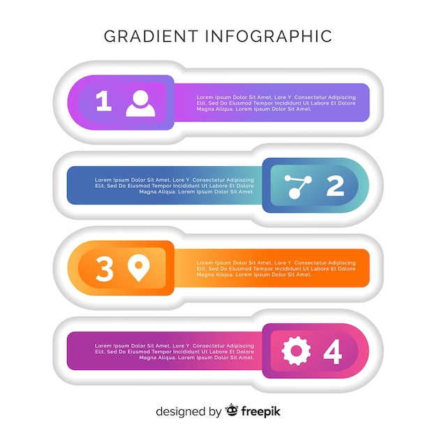 Creative business dialogue box infographic