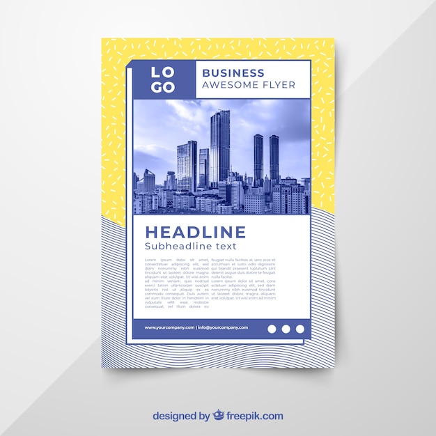 Creative business flyer template