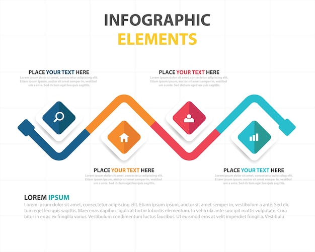 Creative business infographic template