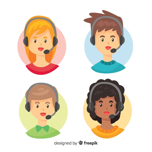 Creative call center avatar sample