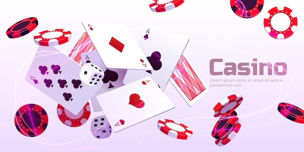 Creative casino stuff background