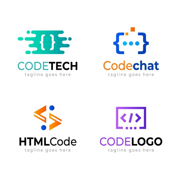 Creative code logo pack