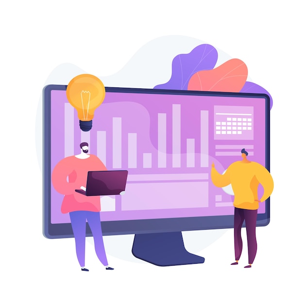 Free vector creative collaboration. program development. successful cooperation, coworking brainstorm, effective teamwork. colleagues discussing task. idea generate. vector isolated concept metaphor illustration