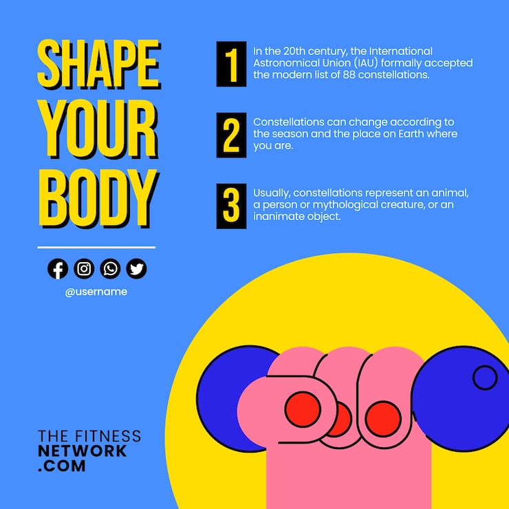 Free Vector creative colorful personal trainer instagram post