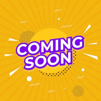 Creative coming soon teaser background