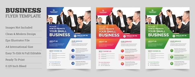 Creative corporate business flyer templatecorporate business flyer template design