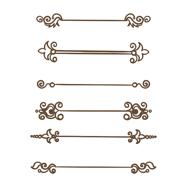 Decorative Scroll Border Frame Stock Art - VectorGenius