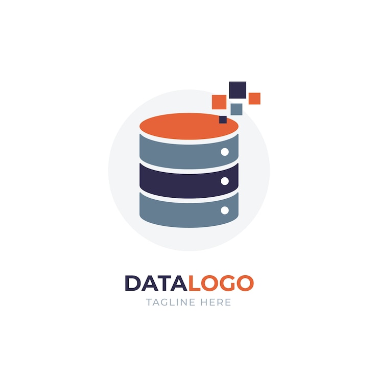 Free Vector creative data logo template