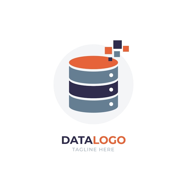 Creative data logo template