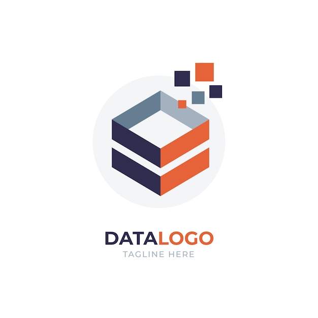 Creative data logo template