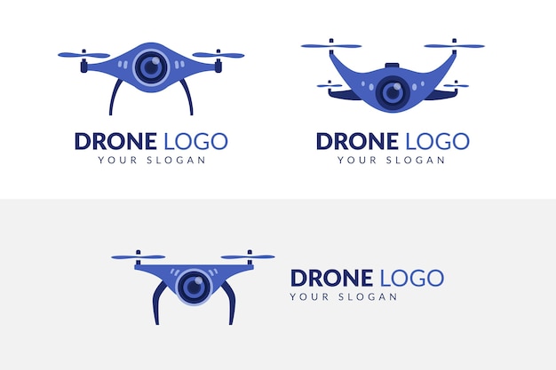 크리에이티브 드론 로고 템플릿 팩
