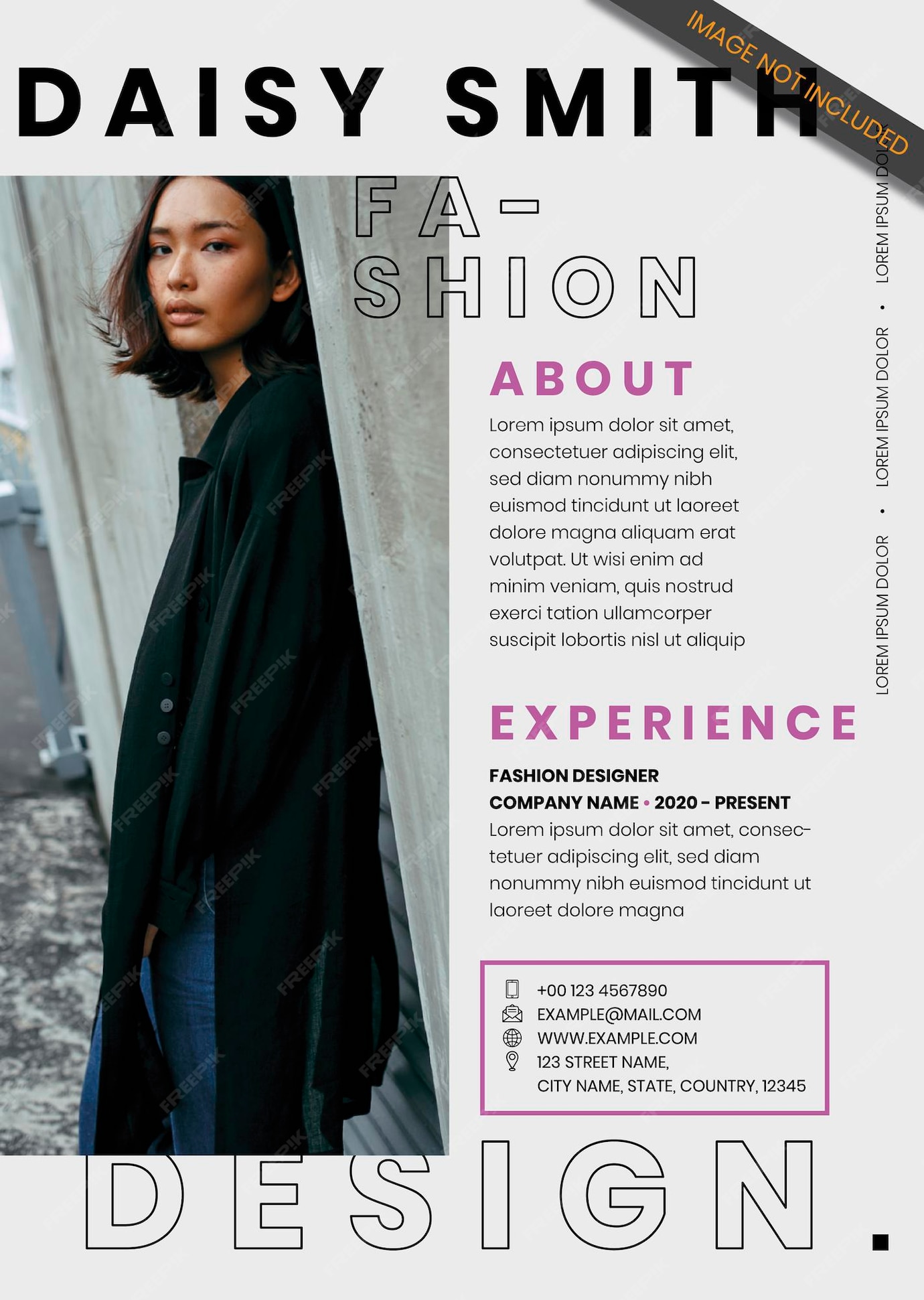 creative fashion resume