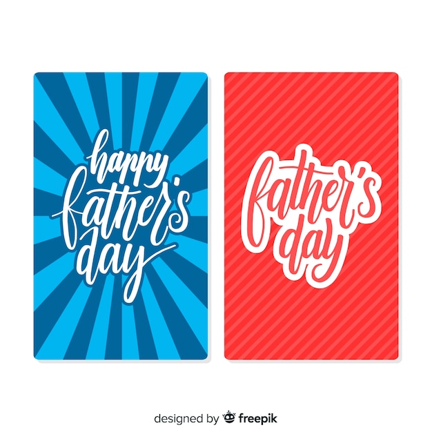 Creative fathers day banners