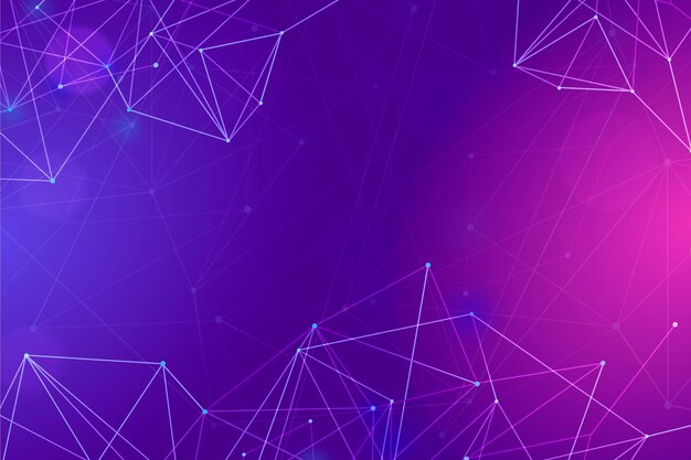 Creative gradient futuristic background