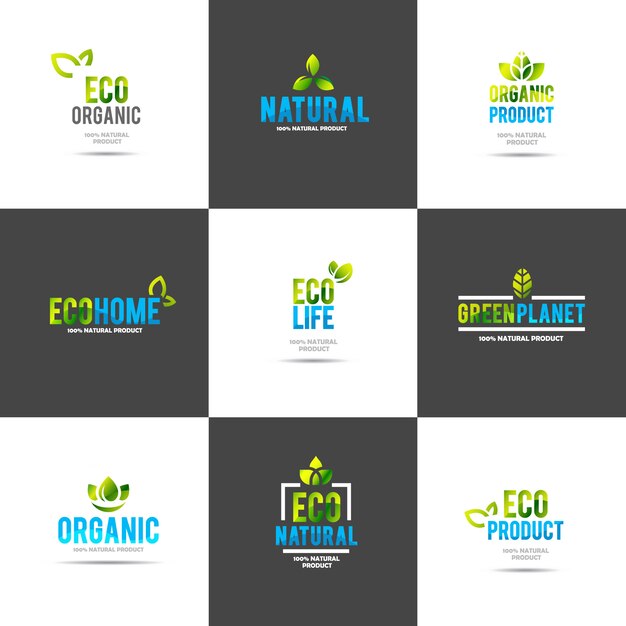 Шаблон логотипа Creative Green House