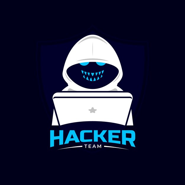 Creative hacker logo template