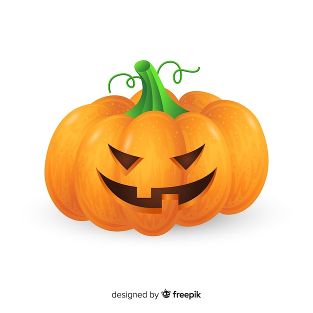 Creative halloween pumpkin background