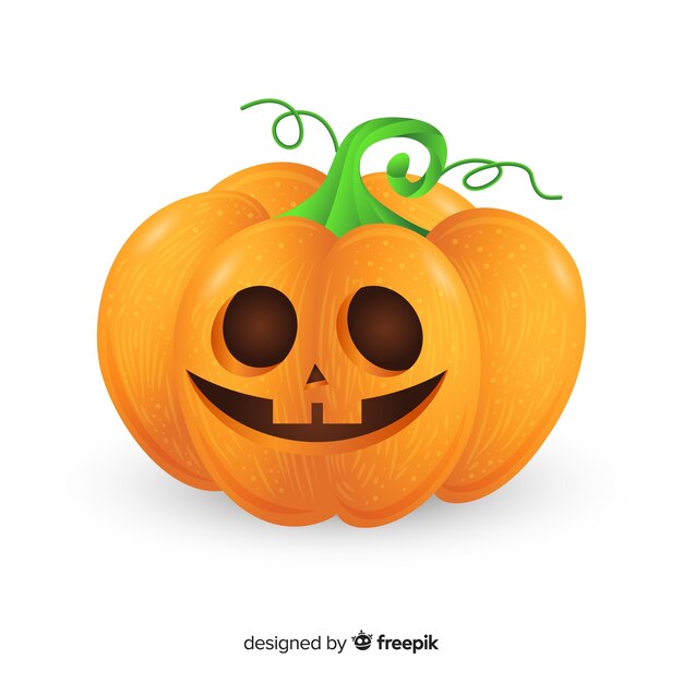 Creative halloween pumpkin background