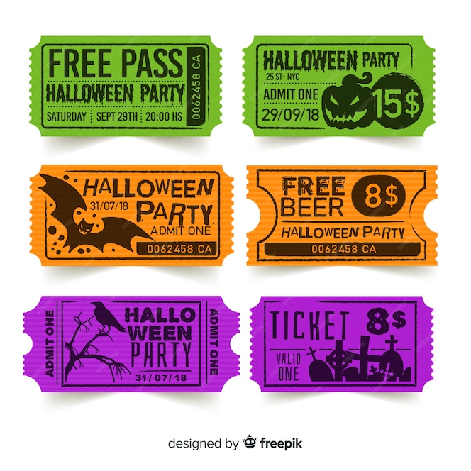 free-vector-creative-halloween-ticket-template