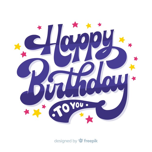 Happy Birthday Text Images Free Vectors Stock Photos Psd