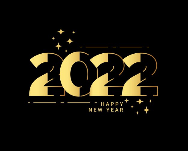 Creative happy new year 2022 card background